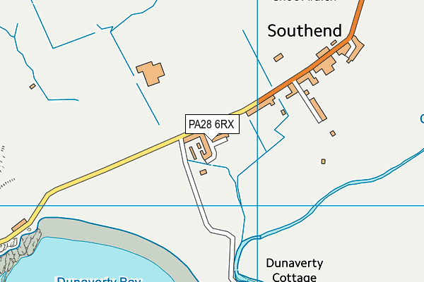 PA28 6RX map - OS VectorMap District (Ordnance Survey)