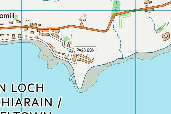PA28 6SN map - OS VectorMap District (Ordnance Survey)