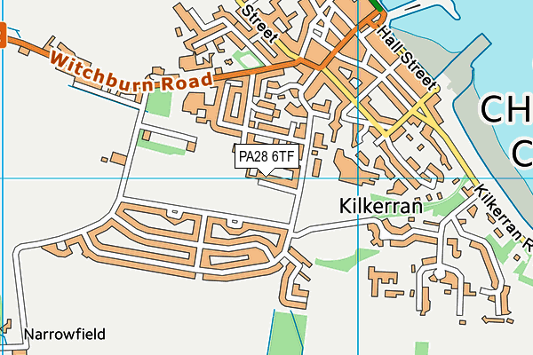 PA28 6TF map - OS VectorMap District (Ordnance Survey)