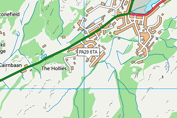 PA29 6TA map - OS VectorMap District (Ordnance Survey)
