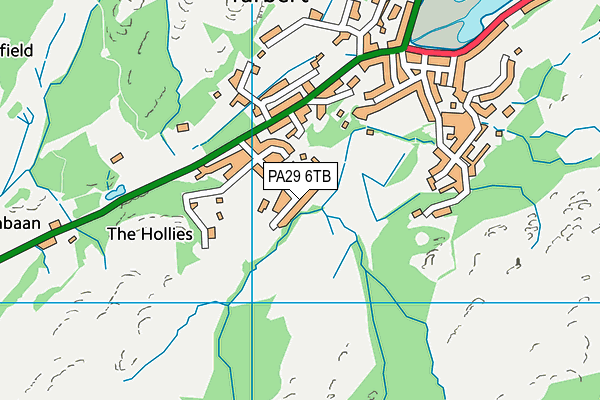 PA29 6TB map - OS VectorMap District (Ordnance Survey)