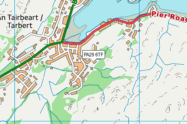 PA29 6TF map - OS VectorMap District (Ordnance Survey)