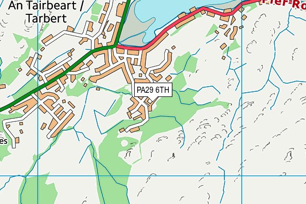 PA29 6TH map - OS VectorMap District (Ordnance Survey)