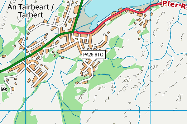 PA29 6TQ map - OS VectorMap District (Ordnance Survey)