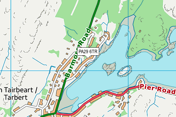 PA29 6TR map - OS VectorMap District (Ordnance Survey)