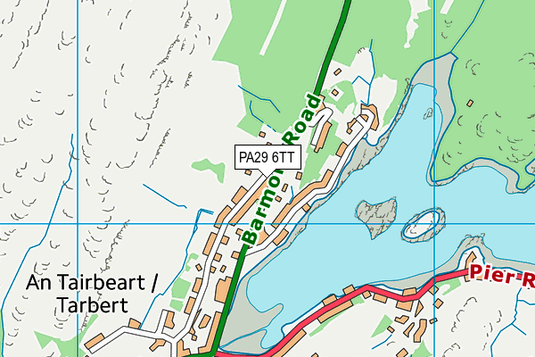 PA29 6TT map - OS VectorMap District (Ordnance Survey)