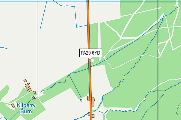 PA29 6YD map - OS VectorMap District (Ordnance Survey)