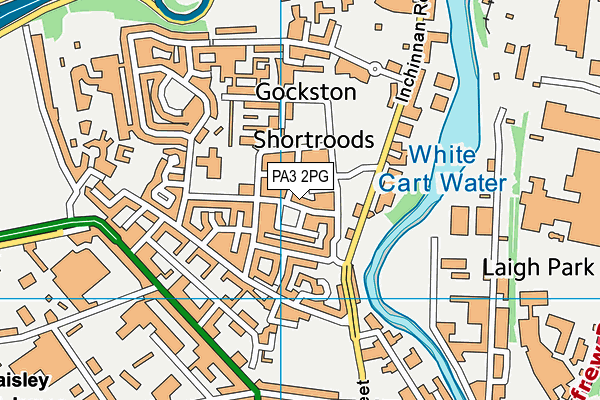 PA3 2PG map - OS VectorMap District (Ordnance Survey)