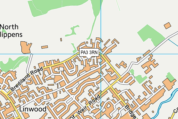 PA3 3RN map - OS VectorMap District (Ordnance Survey)