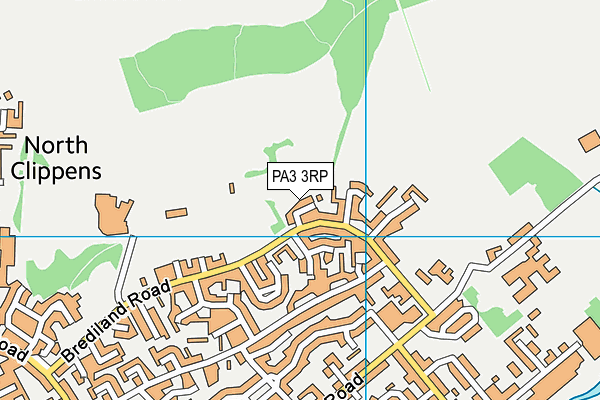 PA3 3RP map - OS VectorMap District (Ordnance Survey)