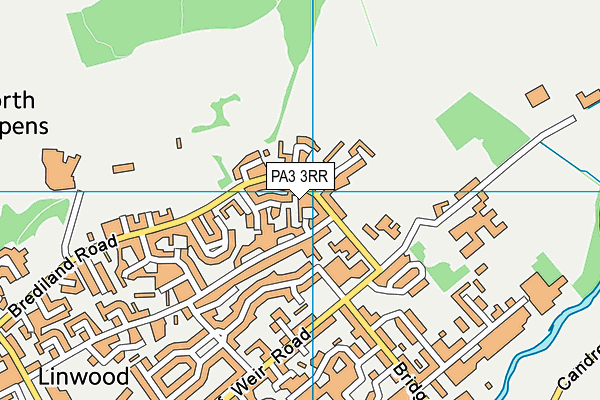 PA3 3RR map - OS VectorMap District (Ordnance Survey)