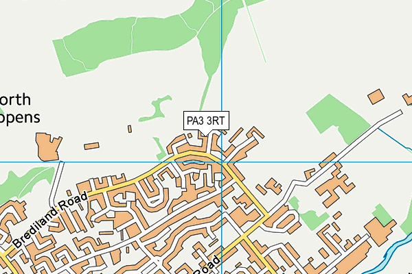 PA3 3RT map - OS VectorMap District (Ordnance Survey)