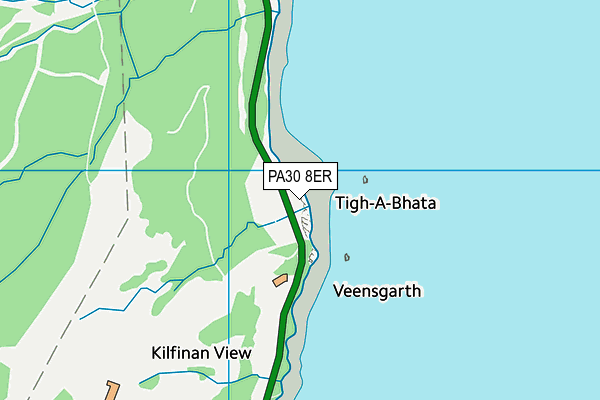 PA30 8ER map - OS VectorMap District (Ordnance Survey)