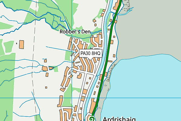 PA30 8HQ map - OS VectorMap District (Ordnance Survey)