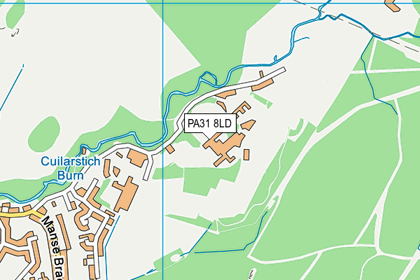 PA31 8LD map - OS VectorMap District (Ordnance Survey)