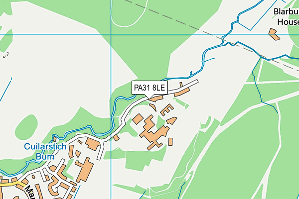 PA31 8LE map - OS VectorMap District (Ordnance Survey)