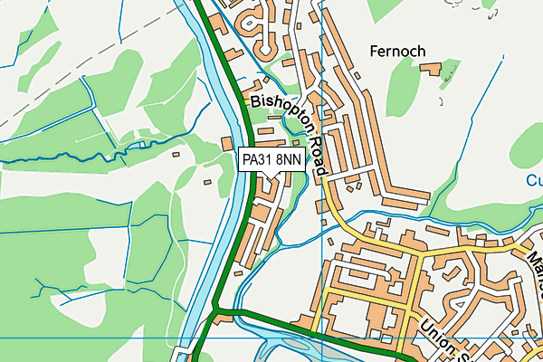 PA31 8NN map - OS VectorMap District (Ordnance Survey)