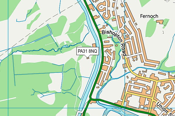 PA31 8NQ map - OS VectorMap District (Ordnance Survey)