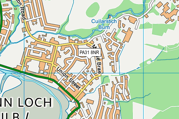 PA31 8NR map - OS VectorMap District (Ordnance Survey)