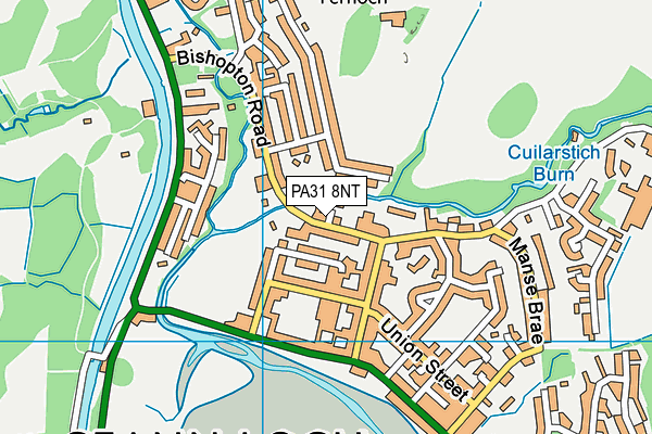 PA31 8NT map - OS VectorMap District (Ordnance Survey)
