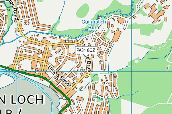 PA31 8QZ map - OS VectorMap District (Ordnance Survey)
