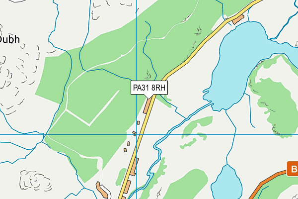 PA31 8RH map - OS VectorMap District (Ordnance Survey)