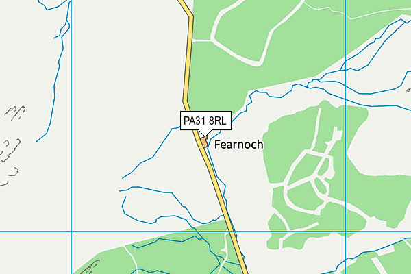 PA31 8RL map - OS VectorMap District (Ordnance Survey)