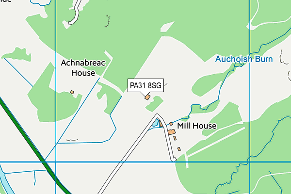 PA31 8SG map - OS VectorMap District (Ordnance Survey)