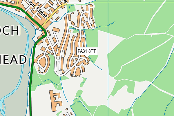PA31 8TT map - OS VectorMap District (Ordnance Survey)