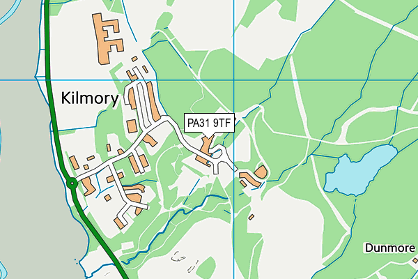 PA31 9TF map - OS VectorMap District (Ordnance Survey)