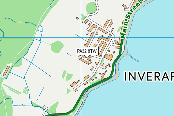 PA32 8TW map - OS VectorMap District (Ordnance Survey)