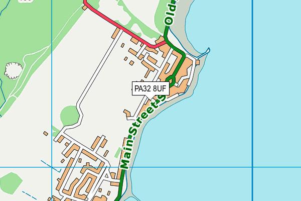 PA32 8UF map - OS VectorMap District (Ordnance Survey)