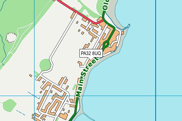 PA32 8UQ map - OS VectorMap District (Ordnance Survey)