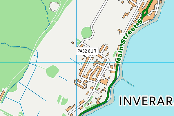 PA32 8UR map - OS VectorMap District (Ordnance Survey)