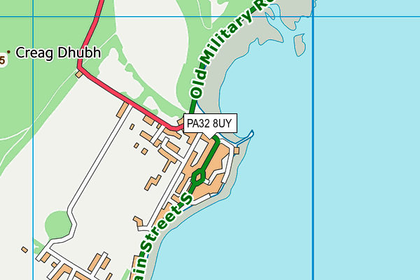 PA32 8UY map - OS VectorMap District (Ordnance Survey)