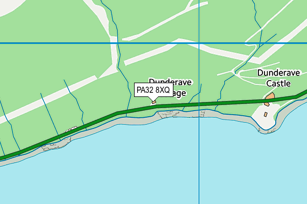 PA32 8XQ map - OS VectorMap District (Ordnance Survey)