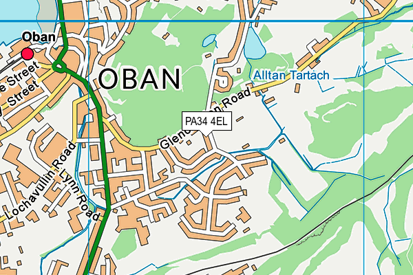 PA34 4EL map - OS VectorMap District (Ordnance Survey)