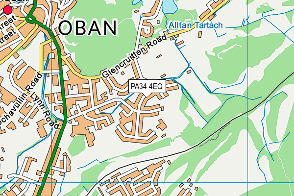 PA34 4EQ map - OS VectorMap District (Ordnance Survey)