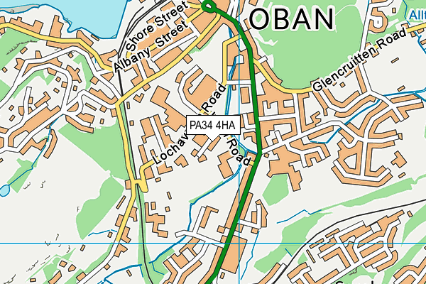Map of FLOORSHOP (OBAN) LTD at district scale