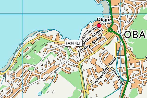 PA34 4LT map - OS VectorMap District (Ordnance Survey)