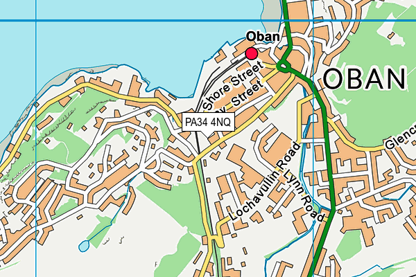 PA34 4NQ map - OS VectorMap District (Ordnance Survey)