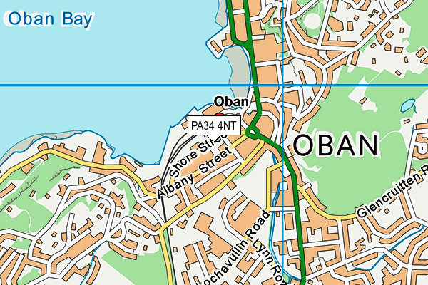 PA34 4NT map - OS VectorMap District (Ordnance Survey)