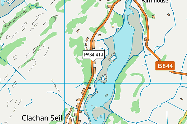 PA34 4TJ map - OS VectorMap District (Ordnance Survey)