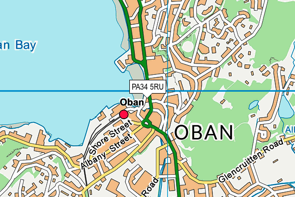 Map of CODFISH OBAN LIMITED at district scale