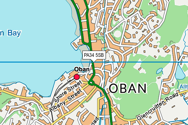 Map of SPICE WORLD OBAN LTD at district scale