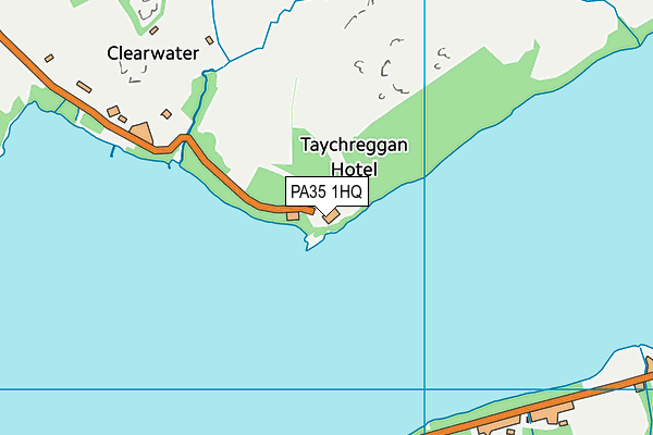 PA35 1HQ map - OS VectorMap District (Ordnance Survey)
