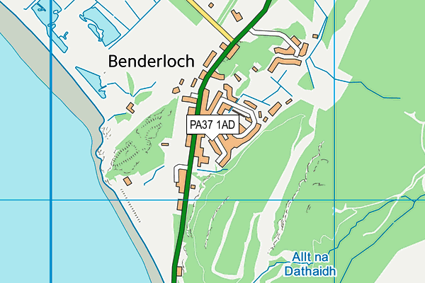 PA37 1AD map - OS VectorMap District (Ordnance Survey)