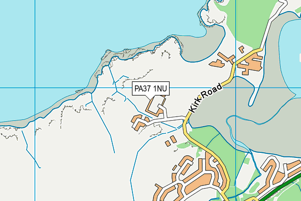 PA37 1NU map - OS VectorMap District (Ordnance Survey)