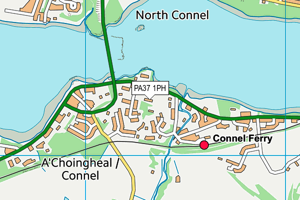 PA37 1PH map - OS VectorMap District (Ordnance Survey)