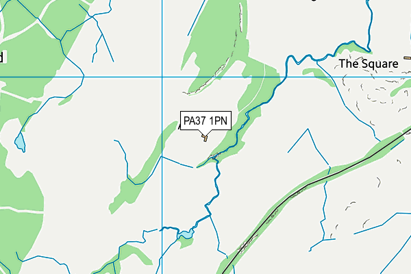PA37 1PN map - OS VectorMap District (Ordnance Survey)